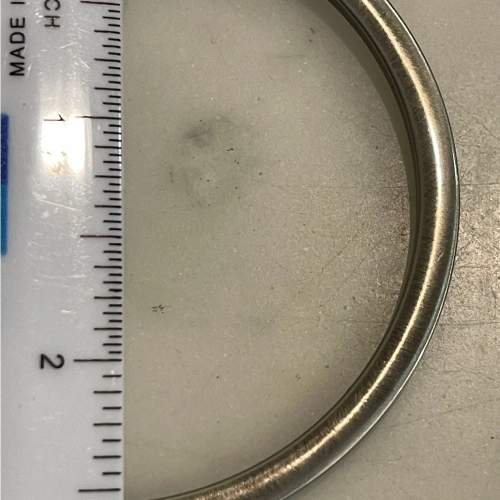 Burberry Brushed Silver Key Ring with Plaid Card Case and Coin Purse - Picture 11 of 13